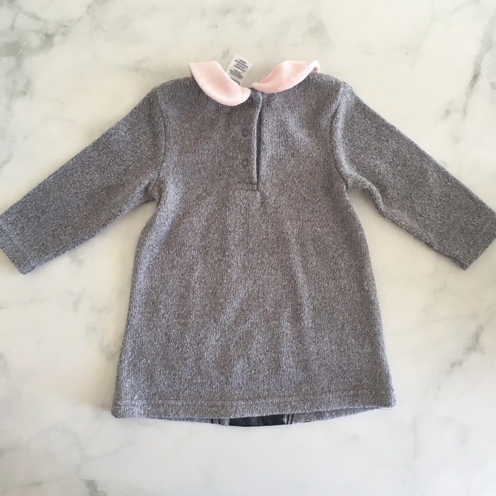 Minnie Mouse Baby Girl Sweater Dress - Picture 2 of 4